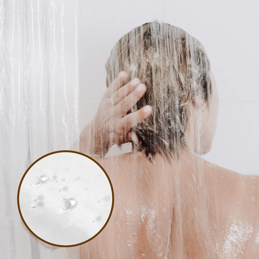 Oeko-Tex Certified Shower Curtain Liner Standard Size, Clear